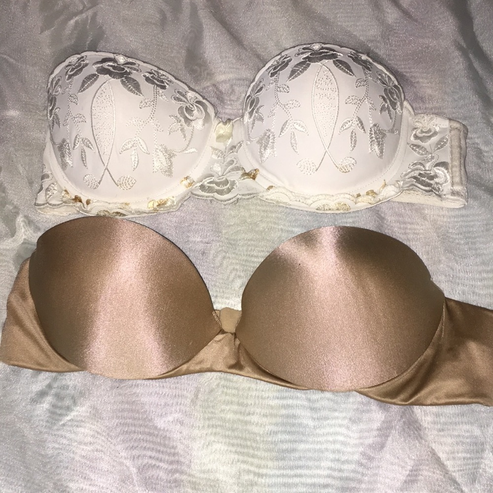 Strapless bras
